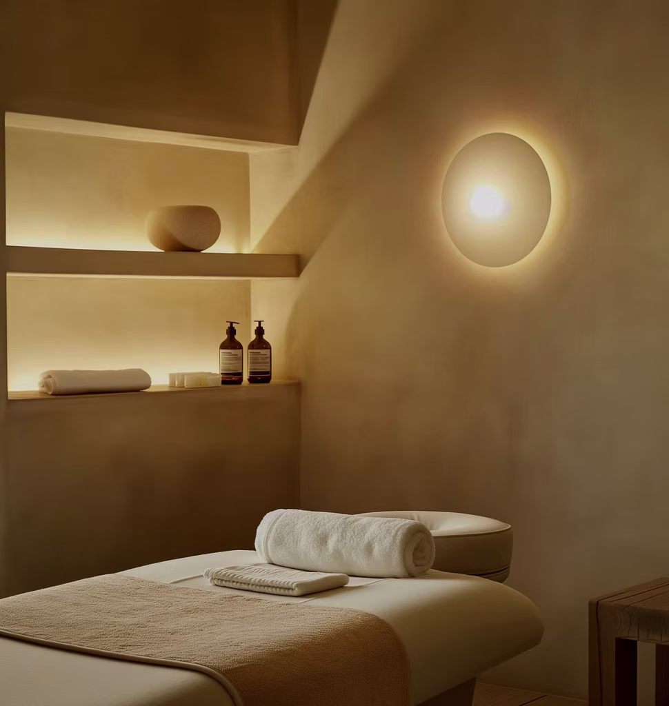 Spa treatment room
