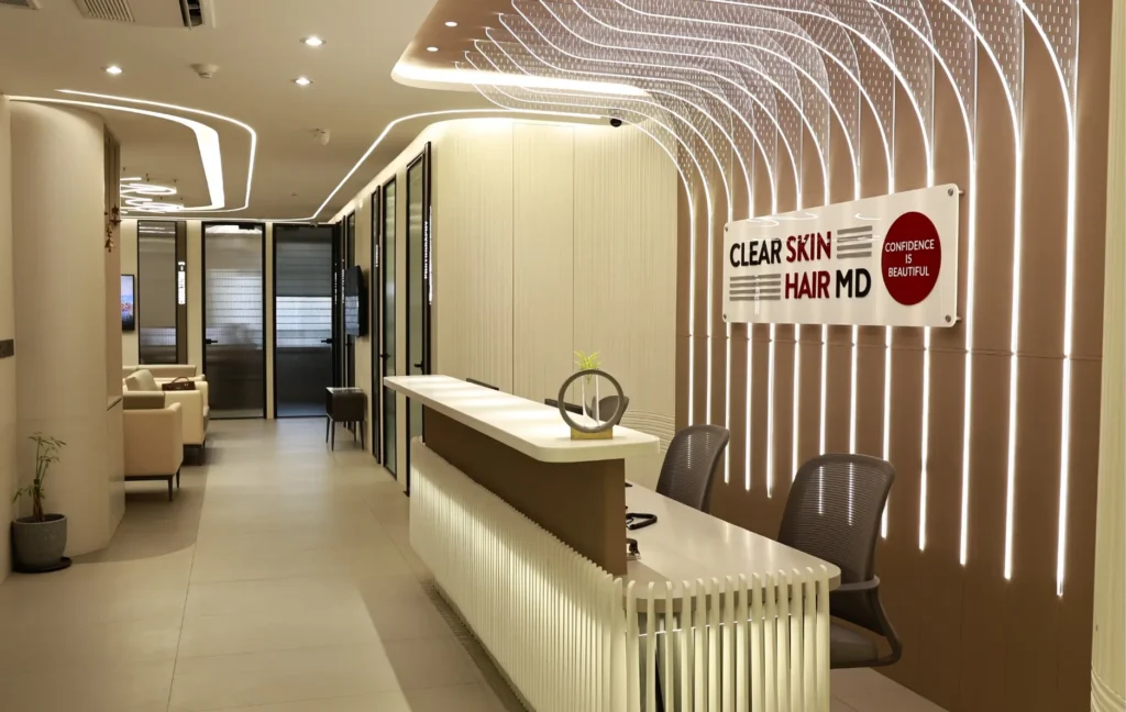 baner-clinic-reception-area-2-clear-skin-pune